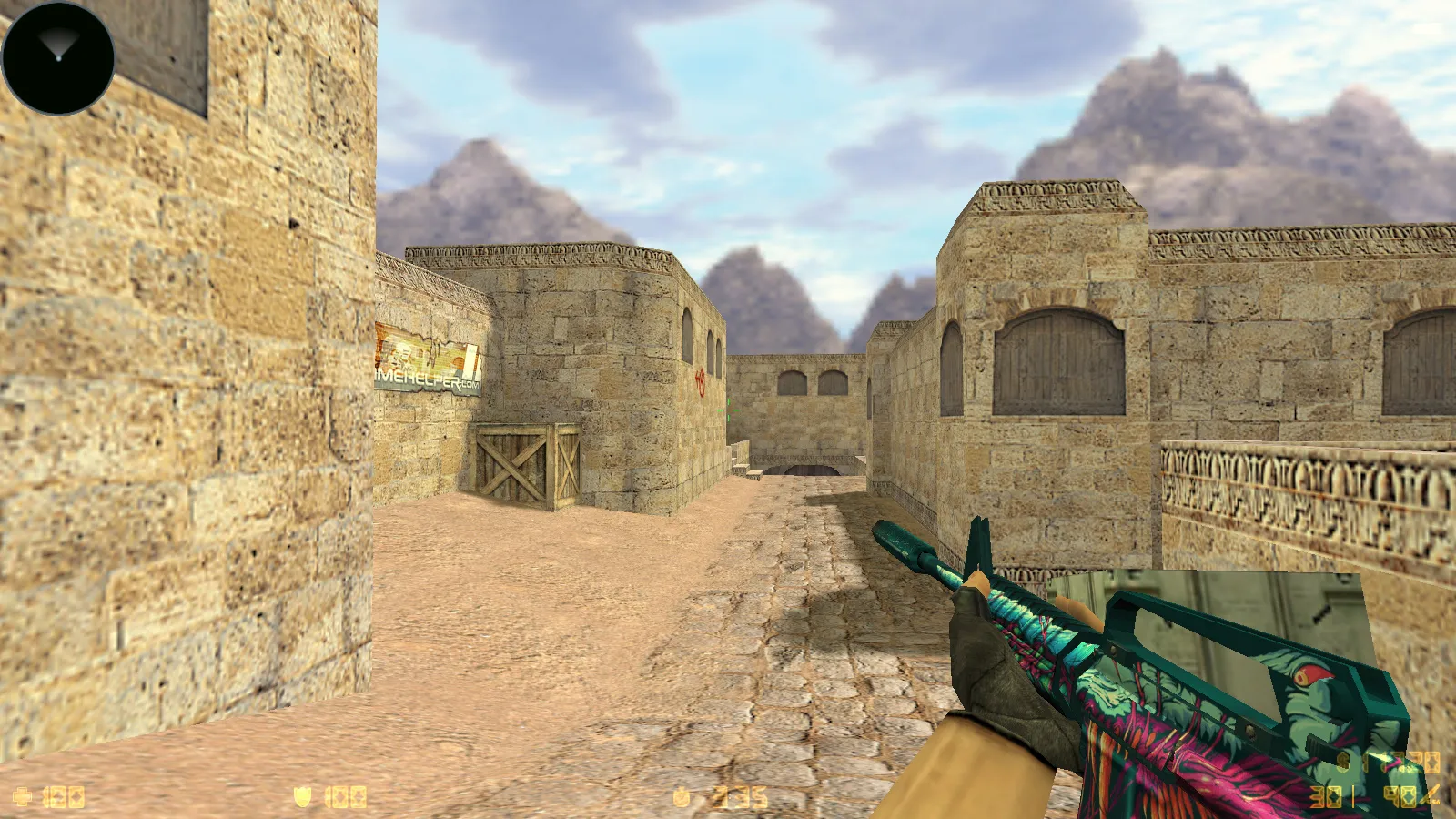 Скачать CS 1.6 от TIGI Aleksandr: блогерская сборка с Dust2, скинами, звуками и оптимизированным конфигом - Скриншот