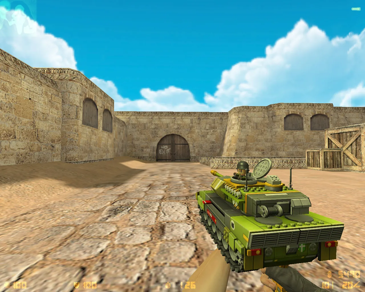 CS 1.6 «Треш» от Лео: сборка с 10 изменениями, оружейные паки, спецназ/террористы в масках, оптимизированный конфиг и звуки — скриншот 6