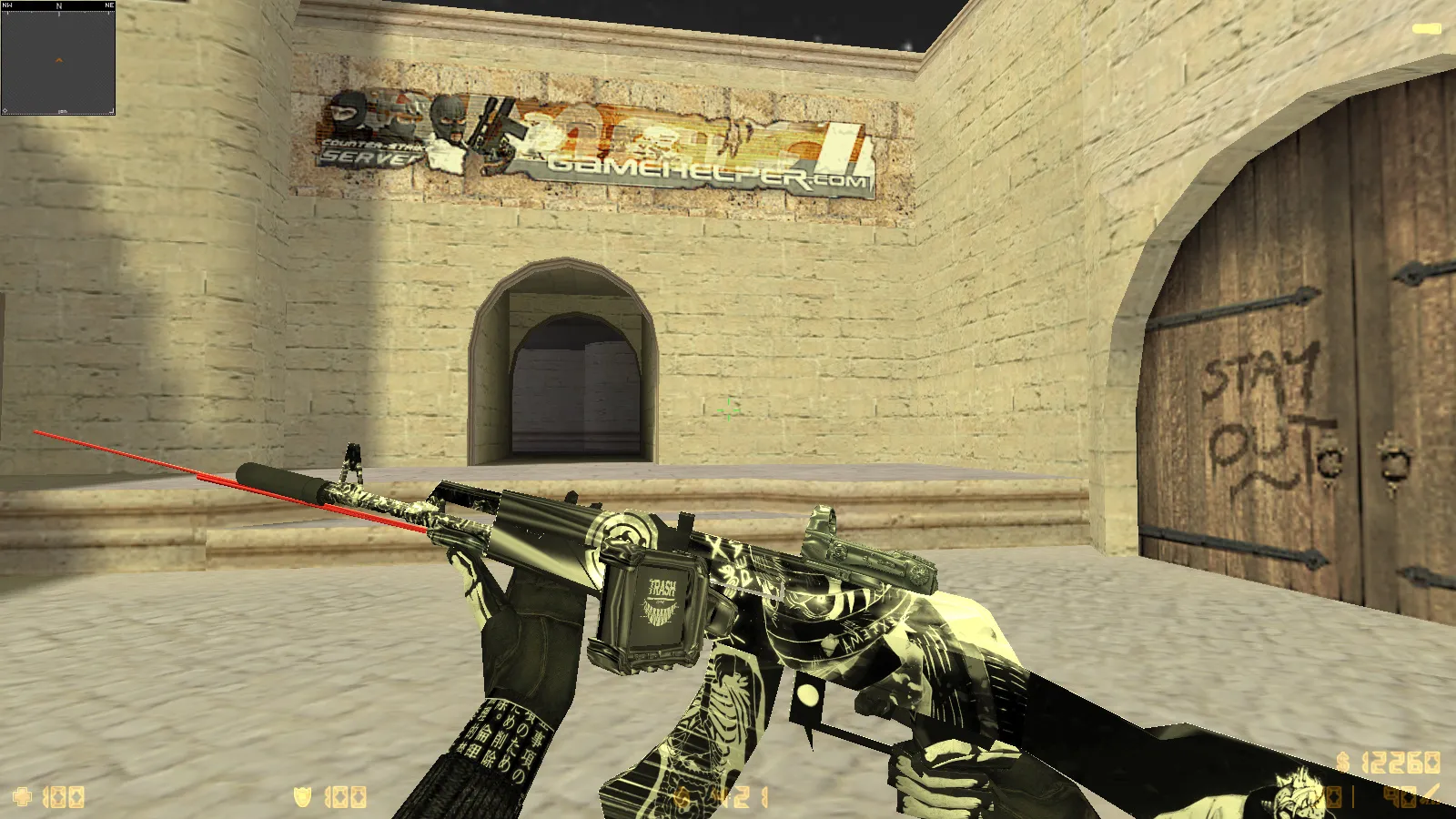 Скачать CS 1.6 Trash Gang — сборка с 11 обновлениями: скины, черно-белые руки, музыка меню, оптимизация конфига - Скриншот