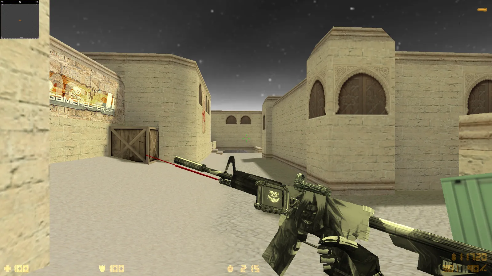 Скачать CS 1.6 Trash Gang — сборка с 11 обновлениями: скины, черно-белые руки, музыка меню, оптимизация конфига - Скриншот