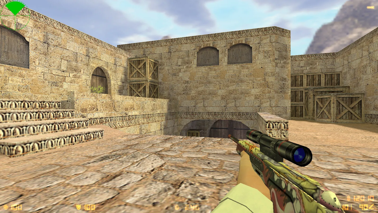 CS 1.6 Ultra: сборка с 8 модами, скины оружия v_/p_/w_, красно-синие модели и оптимизированный конфиг — скриншот 14