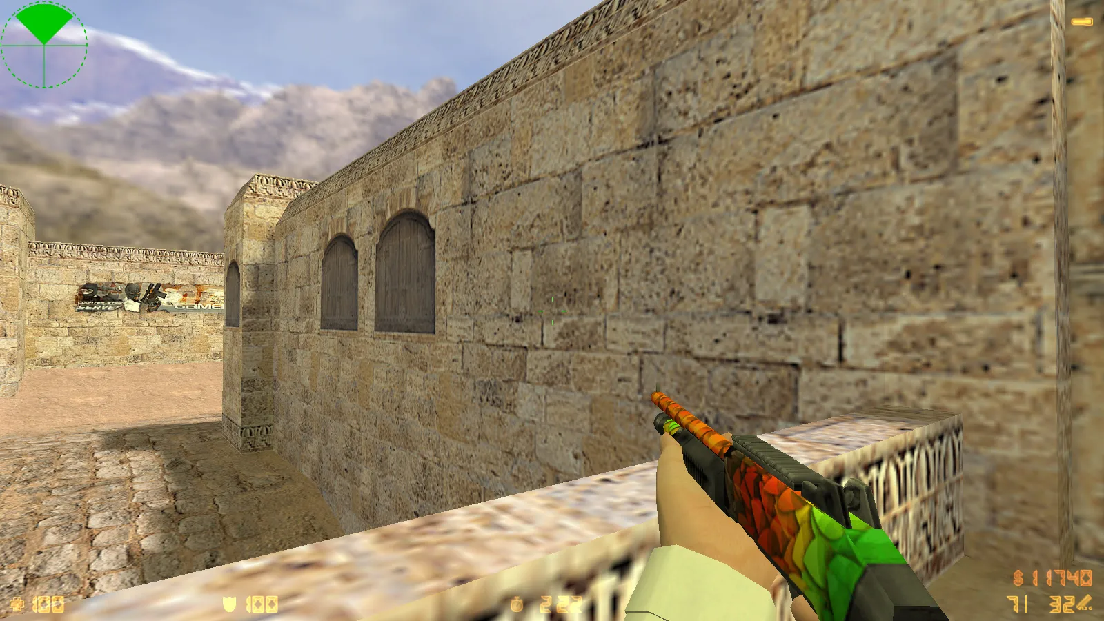 CS 1.6 Ultra: сборка с 8 модами, скины оружия v_/p_/w_, красно-синие модели и оптимизированный конфиг — скриншот 22
