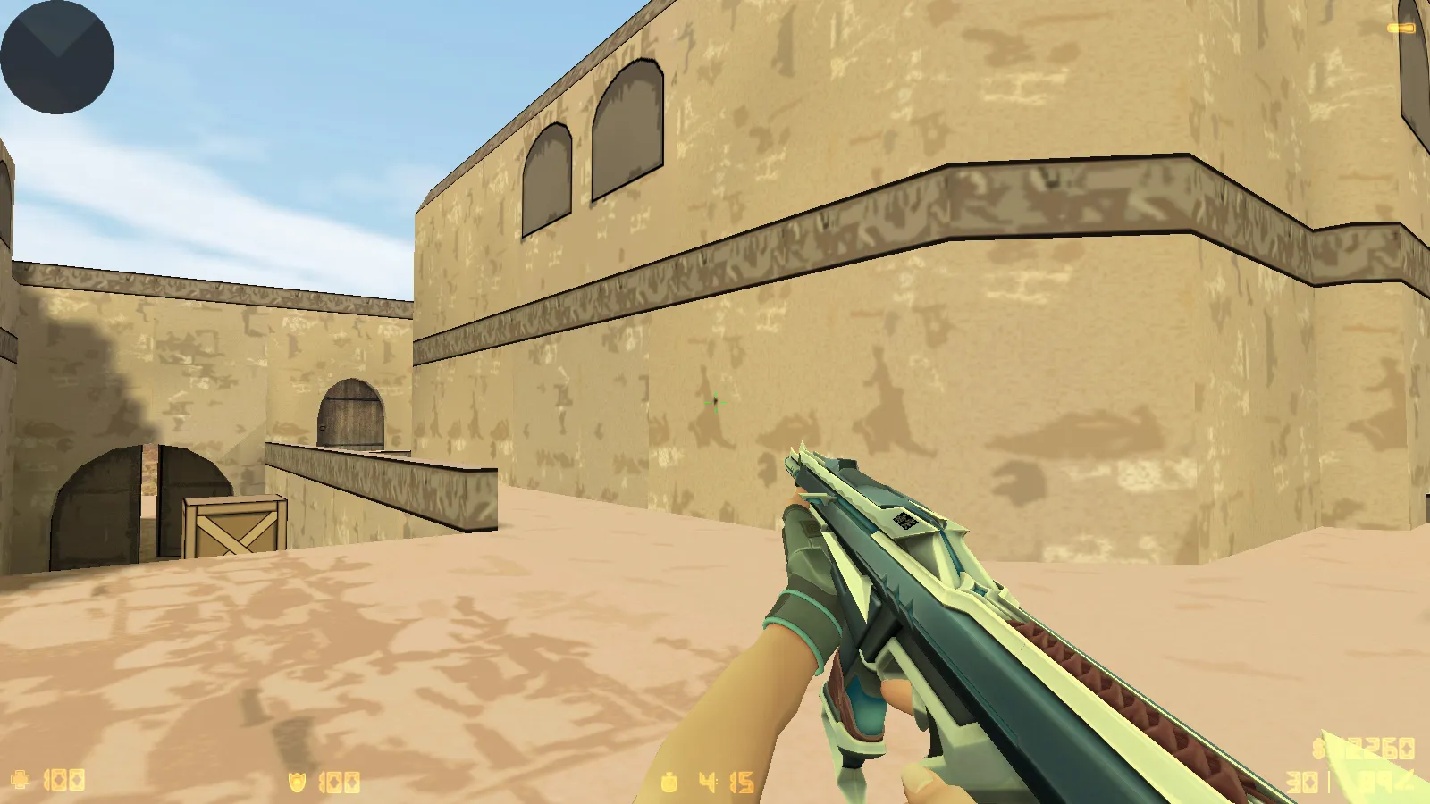 Скачать CS 1.6 Valorant Mod: меню, звуки, v_/p_/w_ оружие и стабильный FPS как в кс 1.6 - Скриншот