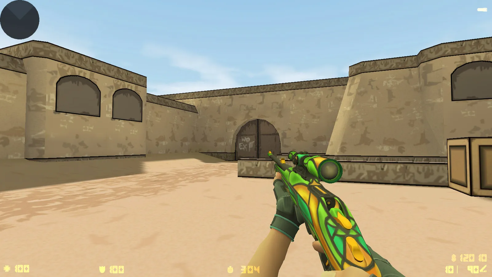 Скачать CS 1.6 Valorant Mod: меню, звуки, v_/p_/w_ оружие и стабильный FPS как в кс 1.6 - Скриншот