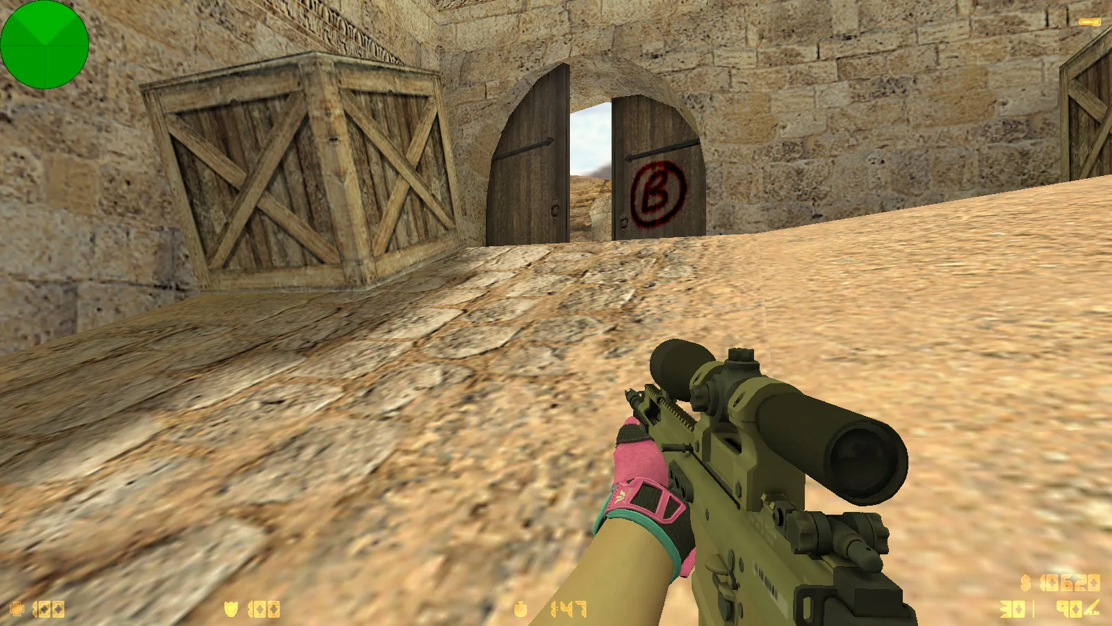 CS 1.6 Vice: сборка с 6 апдейтами, скины под CS2, спорт перчатки «Порок», темно-синее меню и оптимизированный конфиг — скриншот 15