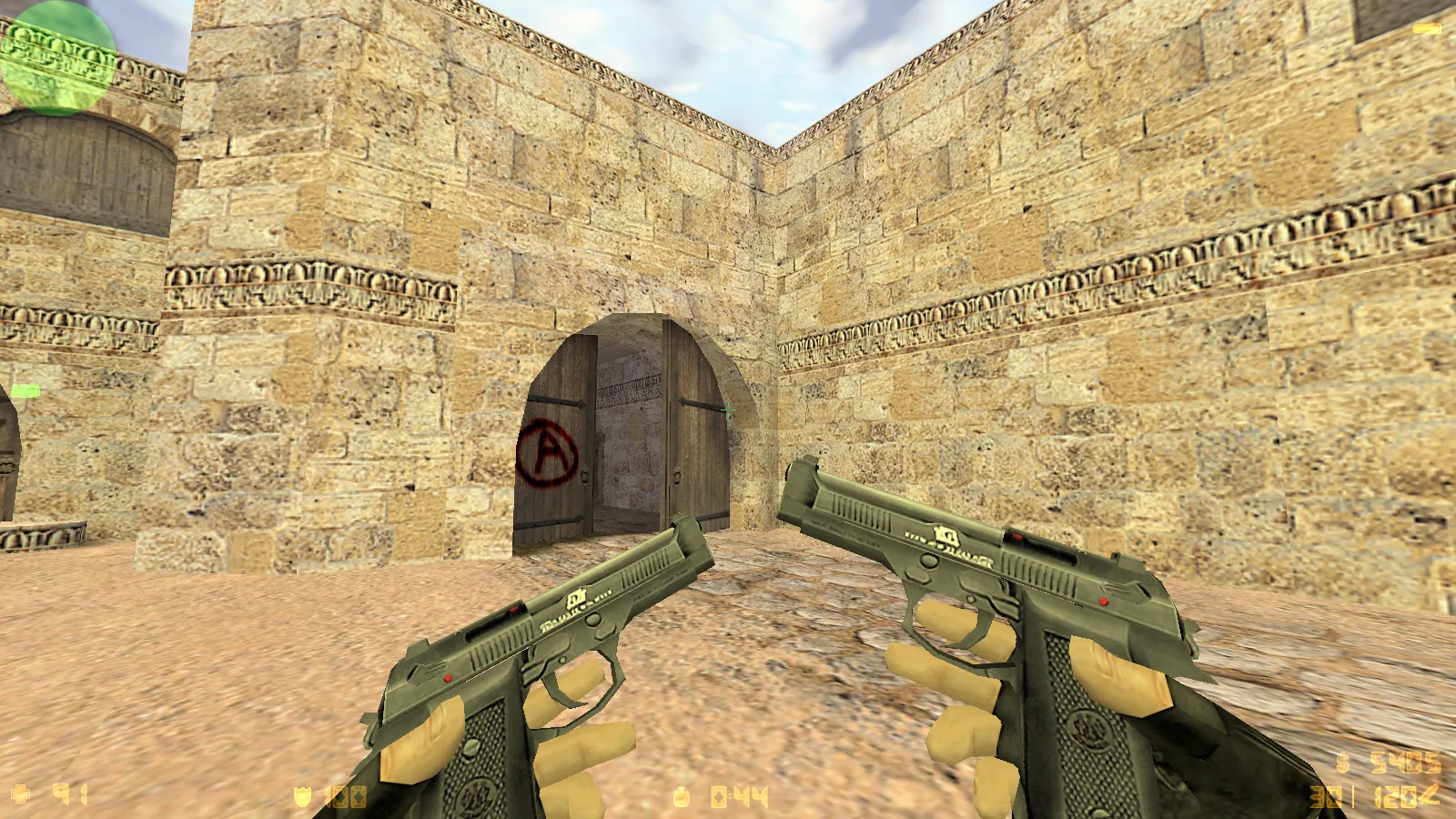 CS 1.6 с осмотром оружия: модель под CS2, анимация F, стабильный онлайн и боты — скриншот 8