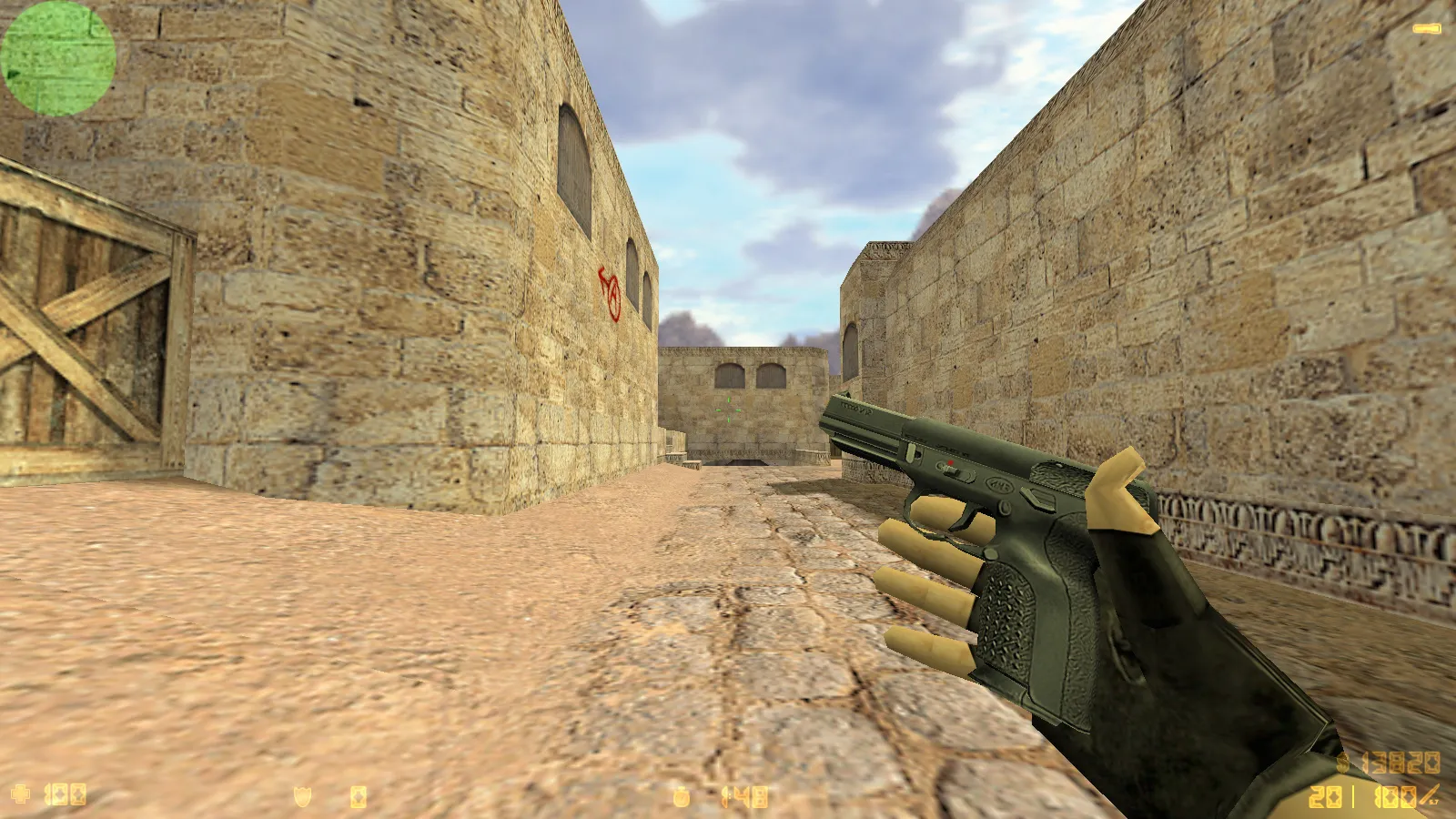 CS 1.6 с осмотром оружия: модель под CS2, анимация F, стабильный онлайн и боты — скриншот 10