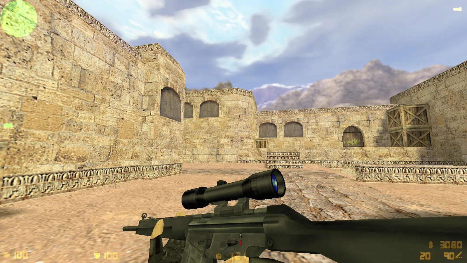 CS 1.6 с осмотром оружия: модель под CS2, анимация F, стабильный онлайн и боты — скриншот 11