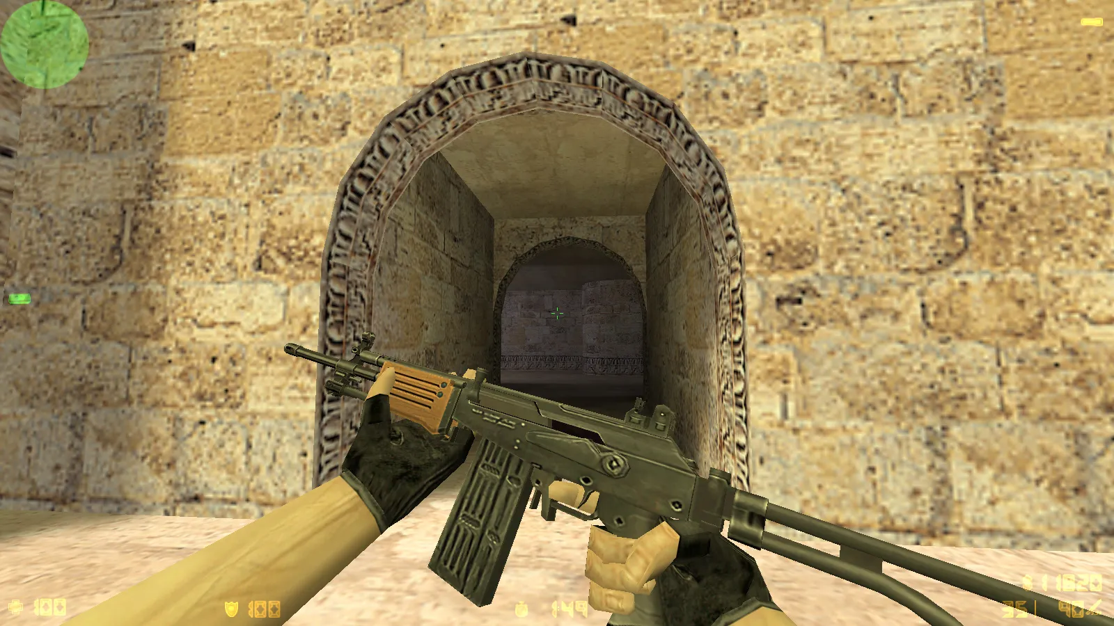 CS 1.6 с осмотром оружия: модель под CS2, анимация F, стабильный онлайн и боты — скриншот 12
