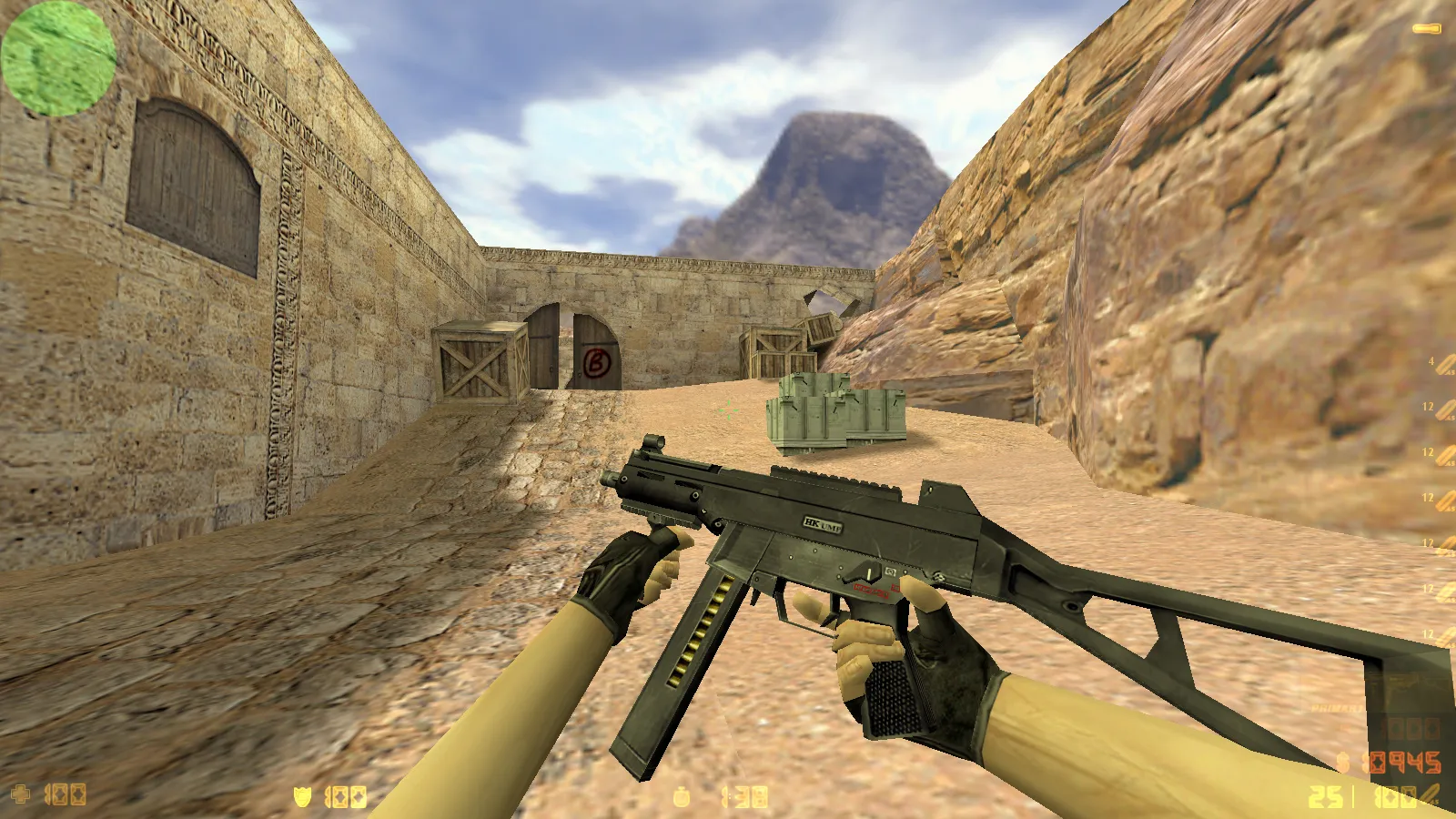 CS 1.6 с осмотром оружия: модель под CS2, анимация F, стабильный онлайн и боты — скриншот 24