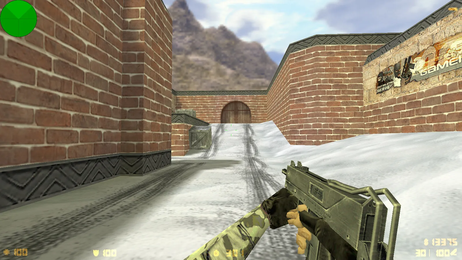CS 1.6 Зимняя версия: 6 скинов, зимние модели КТ и Т, темная тема меню и фон Arctic Avenger — скриншот 21