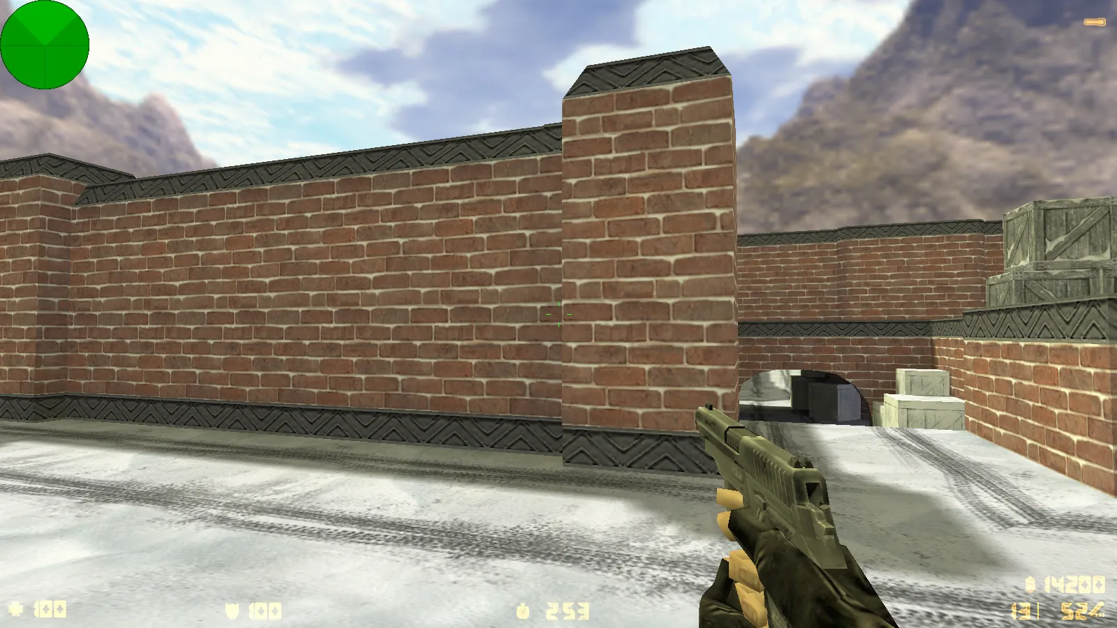 CS 1.6 Зимняя версия: 6 скинов, зимние модели КТ и Т, темная тема меню и фон Arctic Avenger — скриншот 24