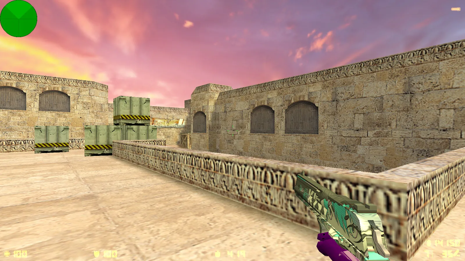CS 1.6 от Xtample: блогерская сборка с 7 улучшениями, фиолетовые перчатки, темная тема меню и оптимизированный конфиг — скриншот 7