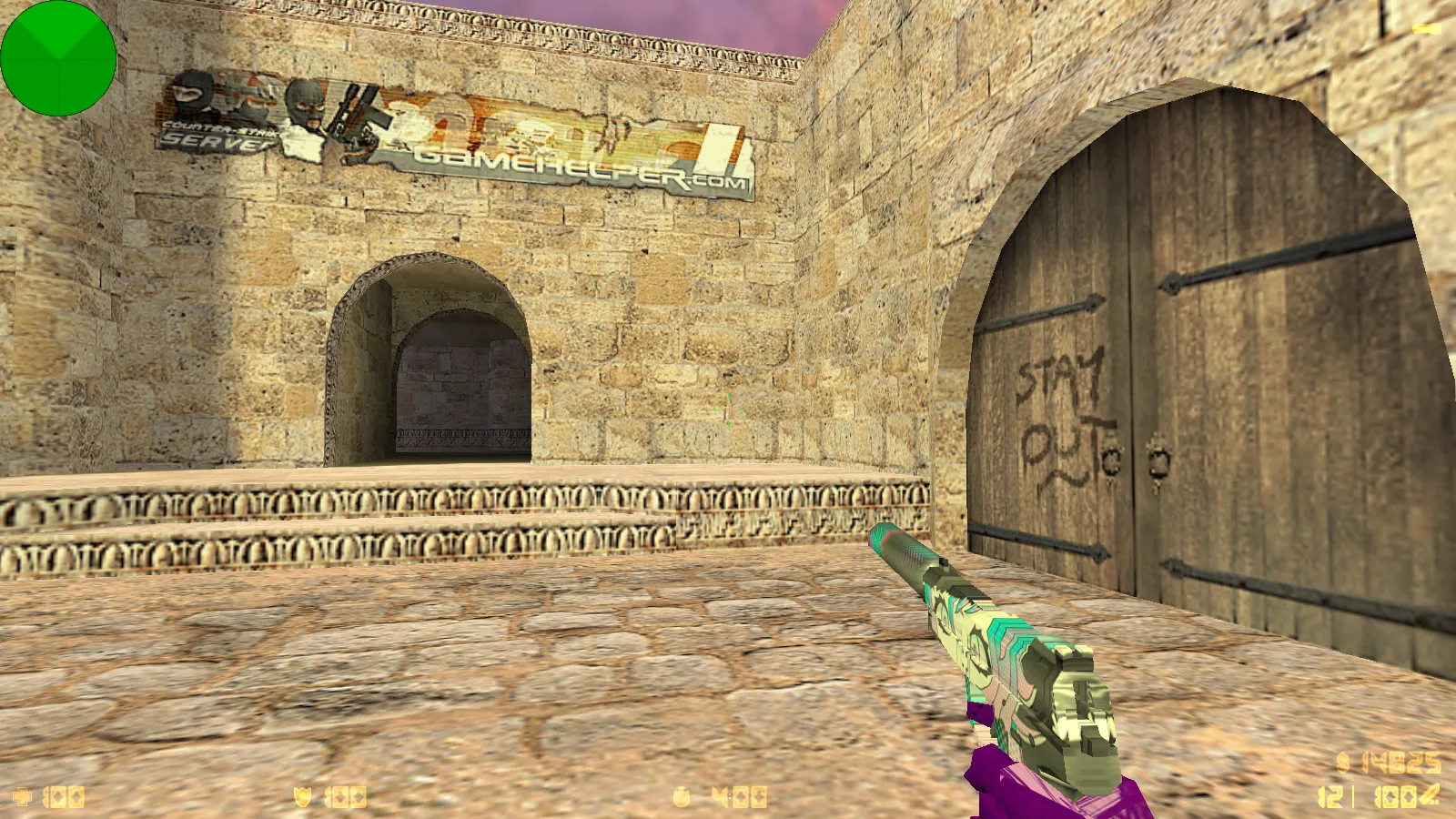 CS 1.6 от Xtample: блогерская сборка с 7 улучшениями, фиолетовые перчатки, темная тема меню и оптимизированный конфиг — скриншот 8