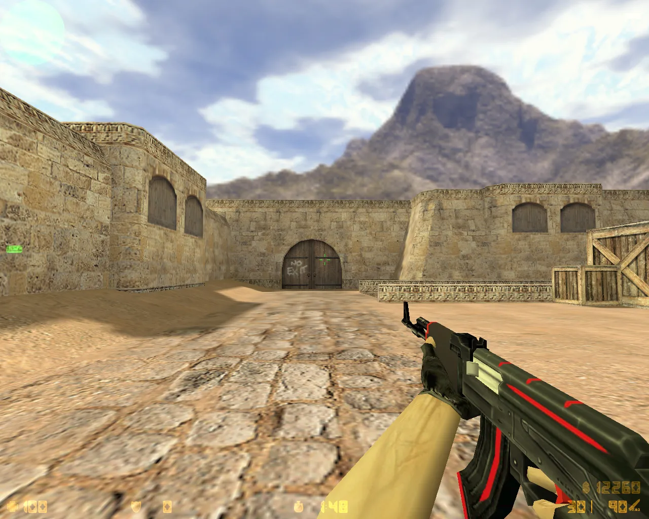 Скачать CS 1.6 от ccET: блогерская сборка, 6 правок, скины оружия, High FPS, черно-зеленое меню и оптимизированный конфиг - Скриншот