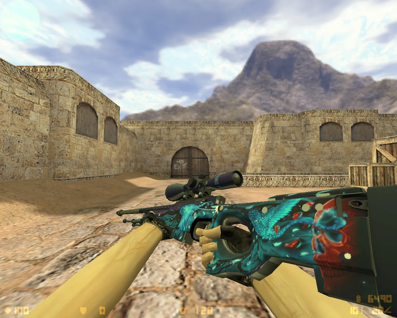 Скачать CS 1.6 от ccET: блогерская сборка, 6 правок, скины оружия, High FPS, черно-зеленое меню и оптимизированный конфиг - Скриншот