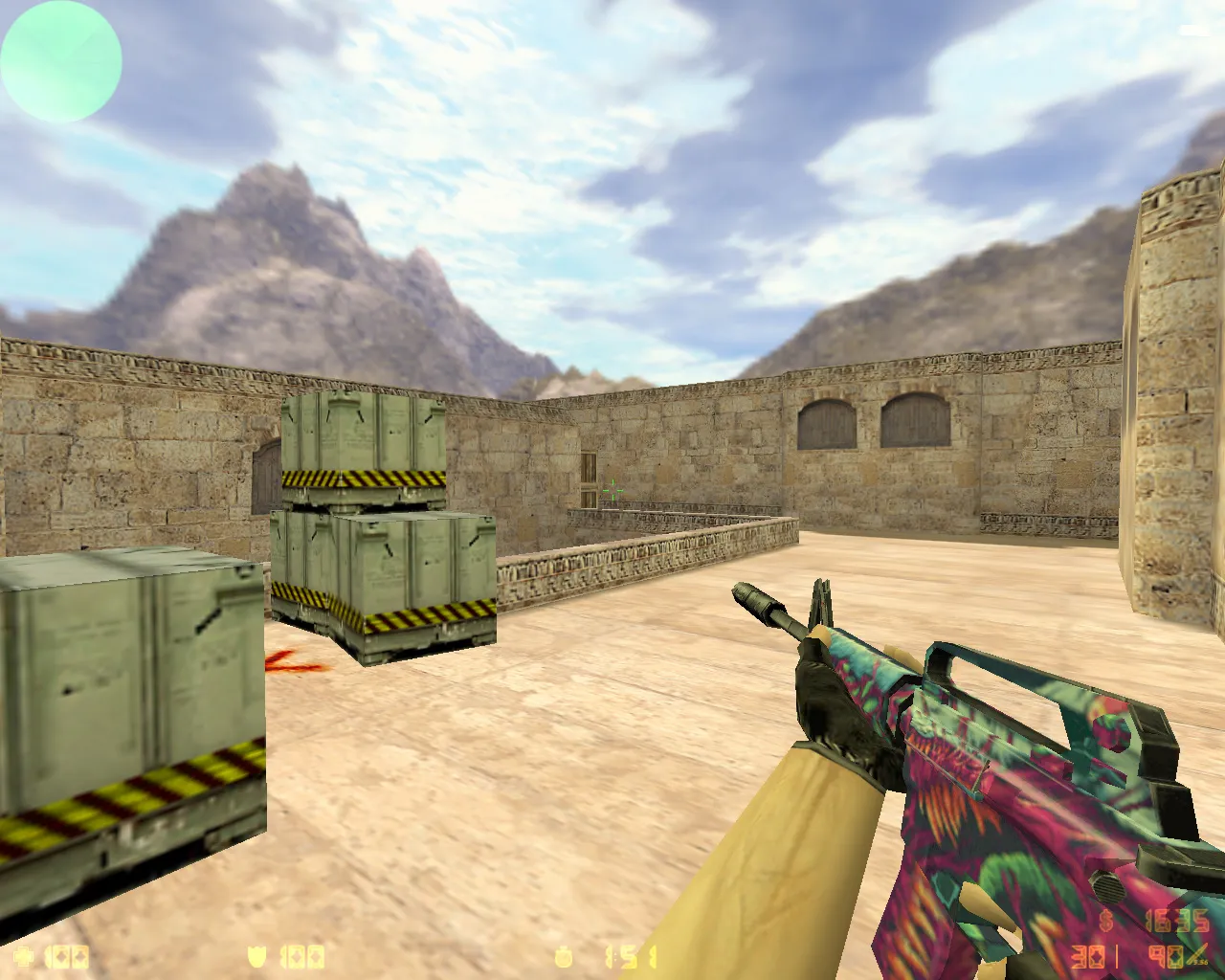 CS 1.6 от ccET: блогерская сборка, 6 правок, скины оружия, High FPS, черно-зеленое меню и оптимизированный конфиг — скриншот 6