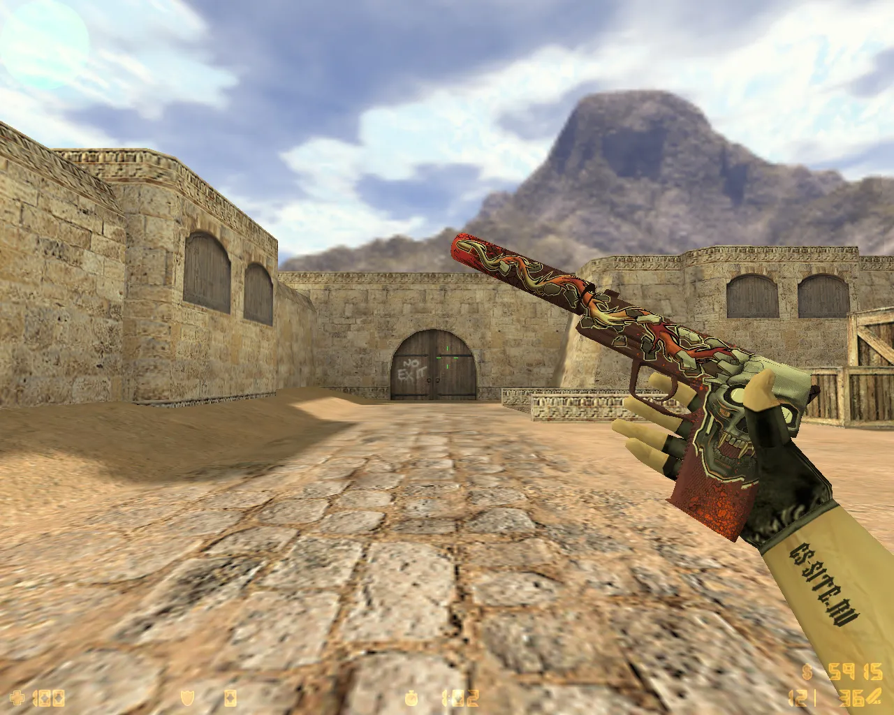 CS 1.6 от ccET: блогерская сборка, 6 правок, скины оружия, High FPS, черно-зеленое меню и оптимизированный конфиг — скриншот 8