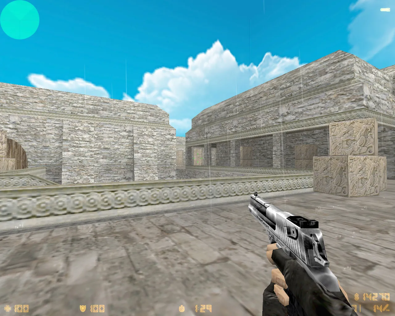 CS 1.6 от d3stra: голубое небо, музыка в меню и оригинальный config.cfg — сборка для онлайн и оффлайн — скриншот 4