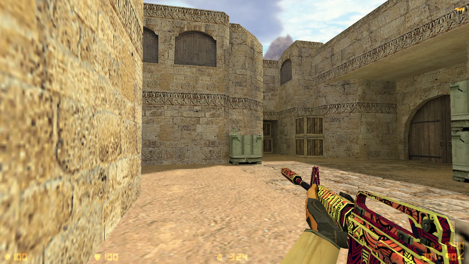 Скачать CS 1.6 от phoon LEET: блогерская сборка с 7 скинами, темной темой меню, музыкой и оптимизированным конфигом - Скриншот