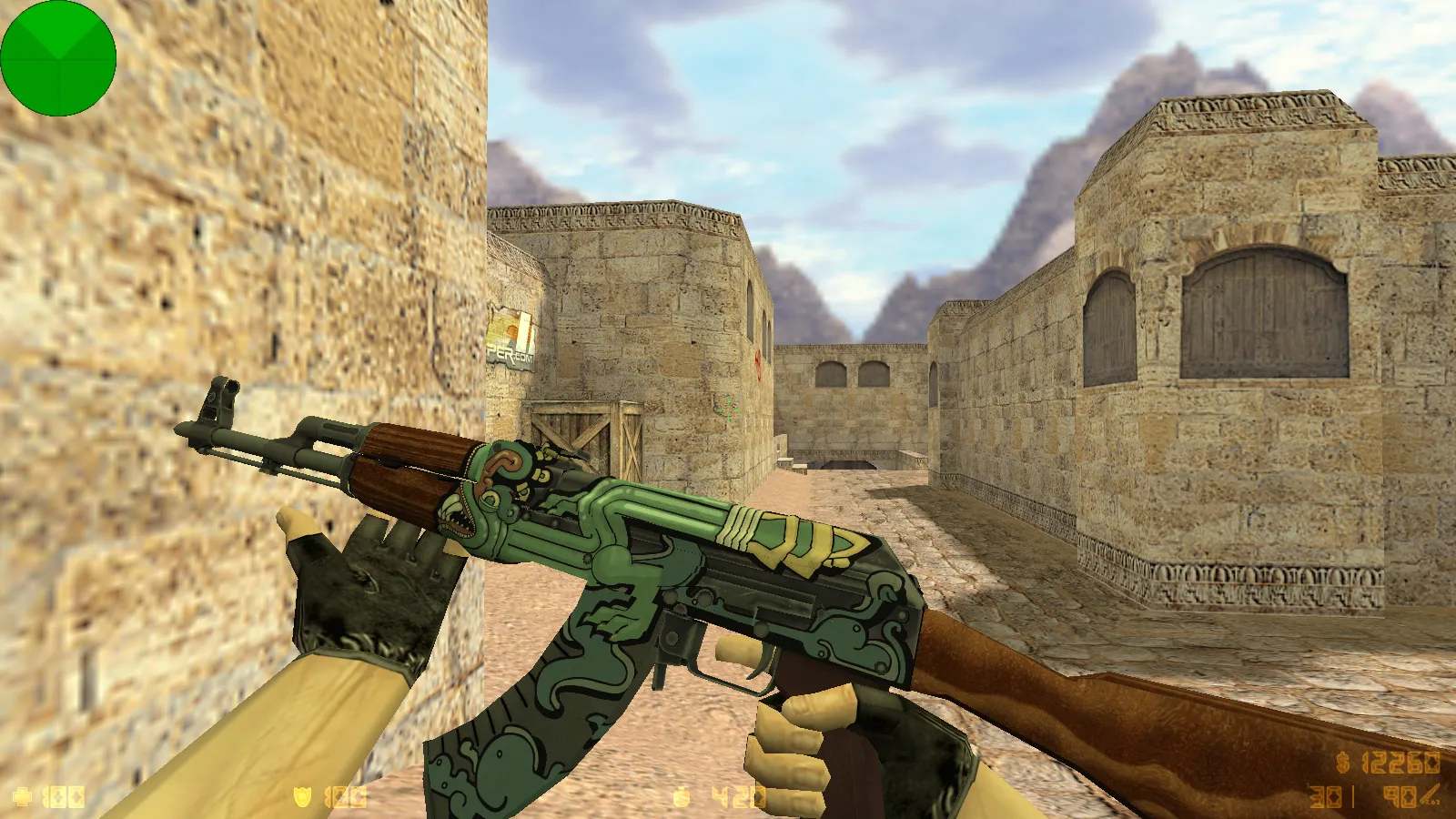 Скачать CS 1.6 от s1mple: блогерская сборка с 8 улучшениями, скины, звуки, темная тема меню и оптимизированный config.cfg - Скриншот