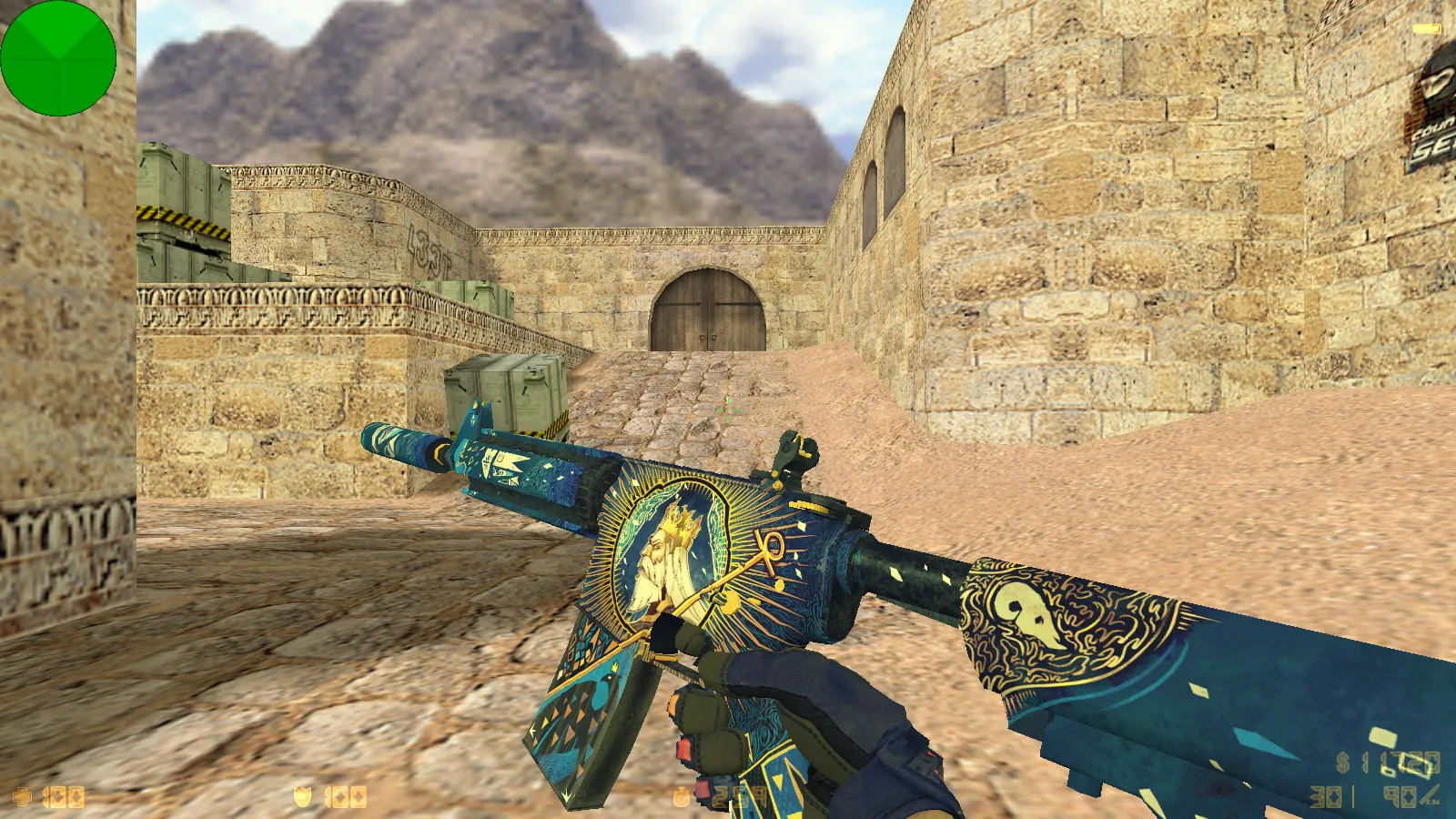Скачать CS 1.6 от s1mple: блогерская сборка с 8 улучшениями, скины, звуки, темная тема меню и оптимизированный config.cfg - Скриншот