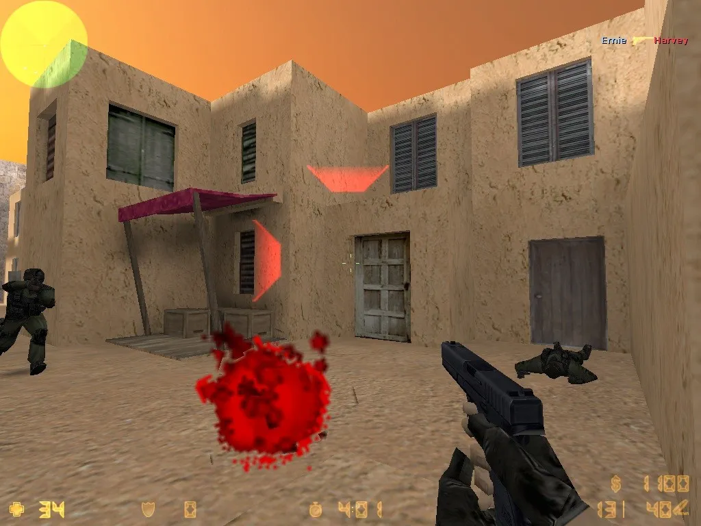 Скачать de_dustland — DE карта для CS 1.6: баланс сторон, точки под плент, .nav для ботов, оптимизация - Скриншот