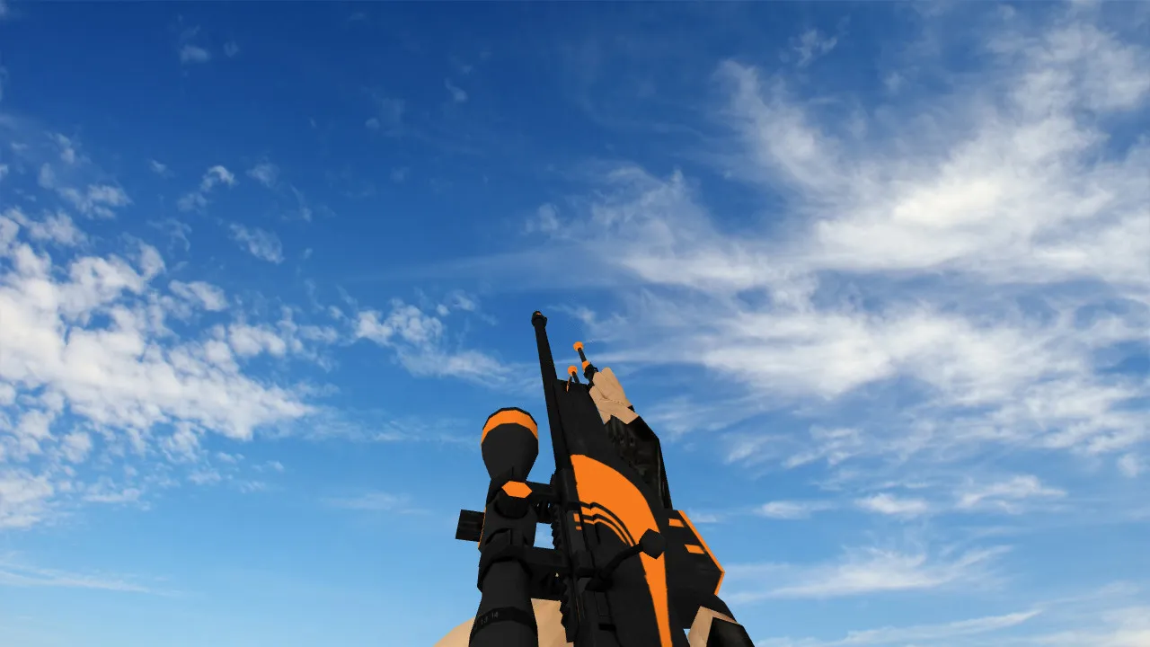 Скачать Модель AWP Orange Dash для CS 1.6 - Уникальный скин - Скриншот