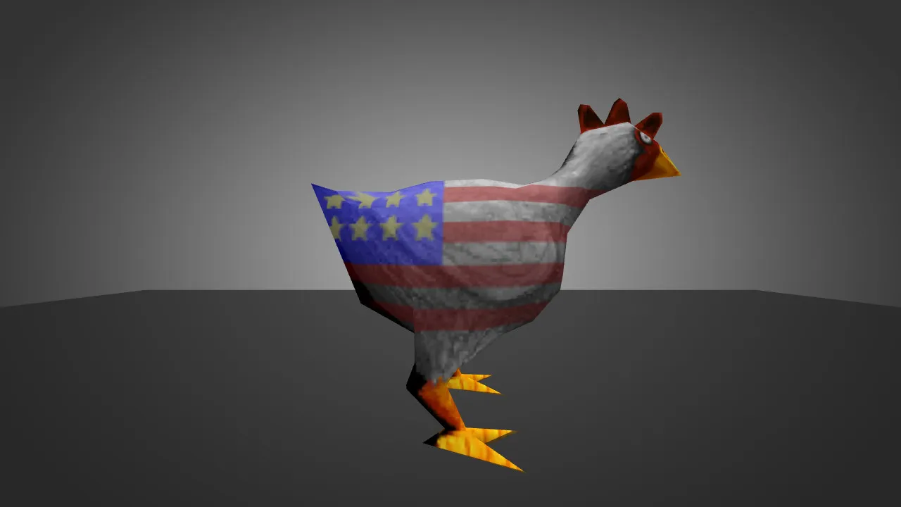 Скачать Модель «Patriotic Chicken Pack» для CS 1.6 — Уникальные скины и улучшения - Скриншот