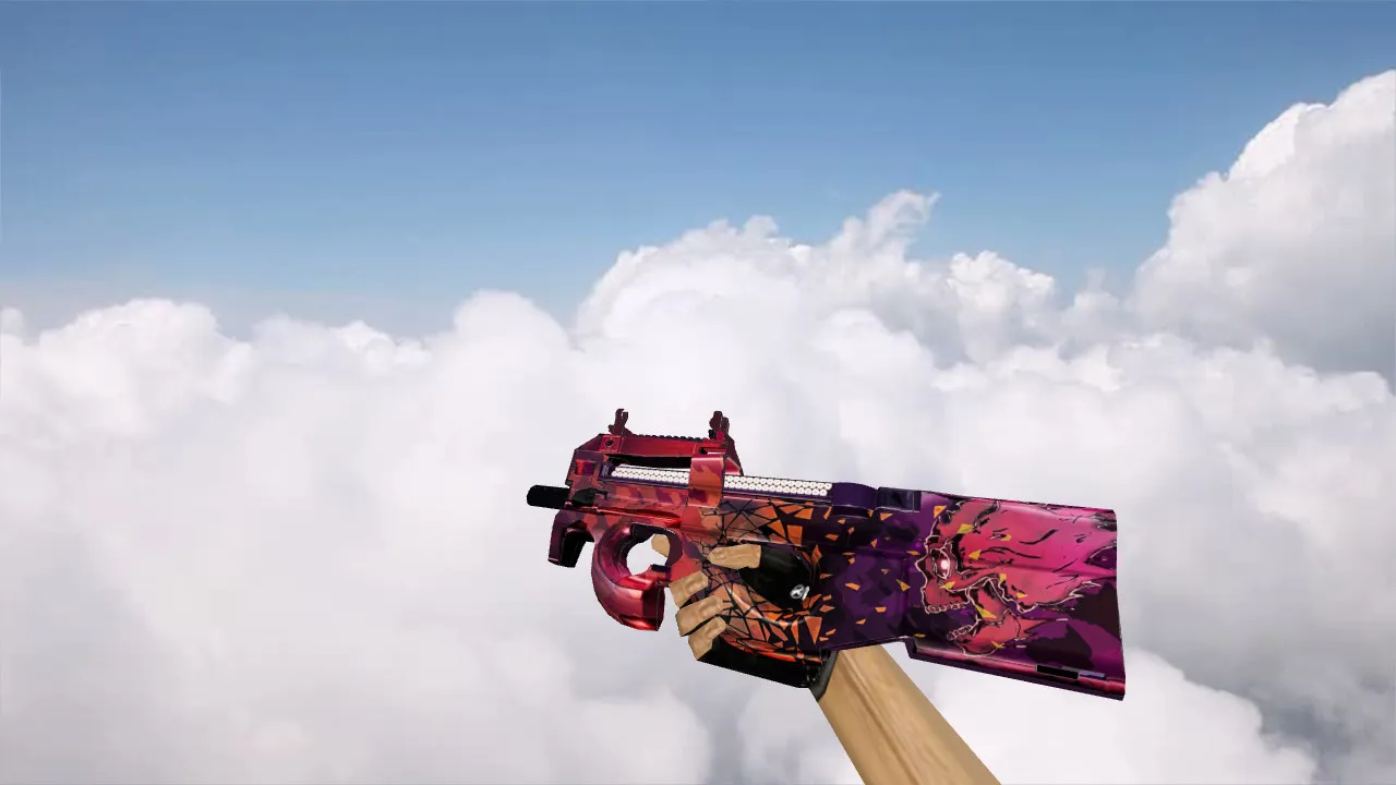 Скачать Модель P90 Eternal Rebirth Patina для CS 1.6 - Скриншот