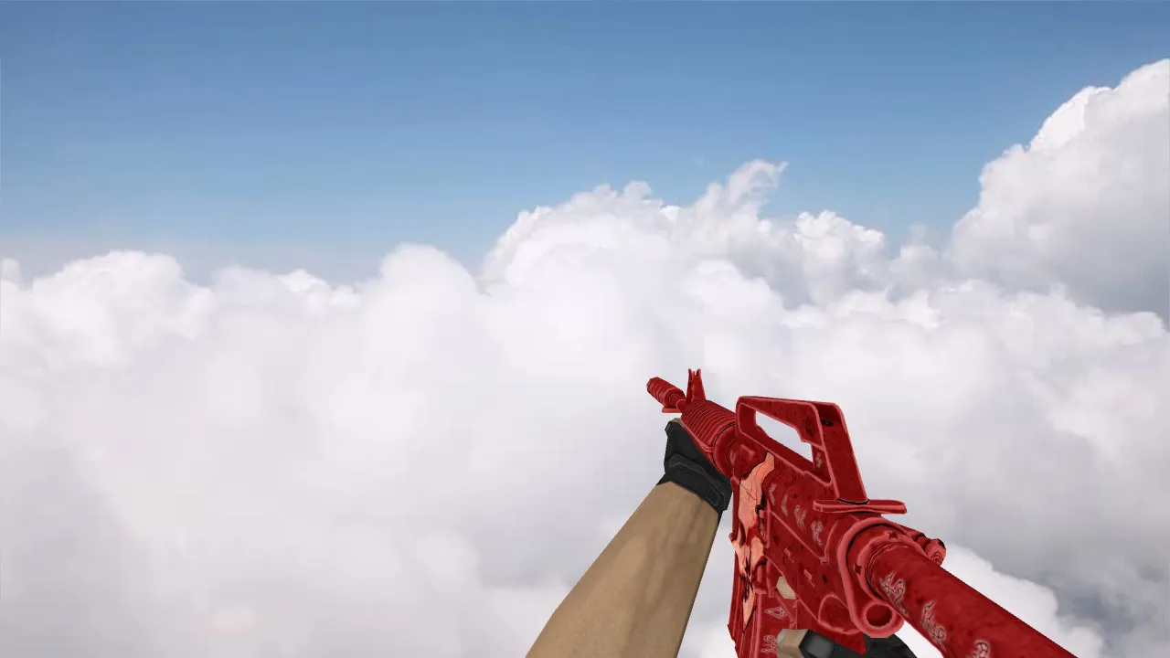 Скачать Модель M4A1 Demonology v_ для CS 1.6: p_ и w_ модели, звуки, анимация осмотра, качество текстур - Скриншот