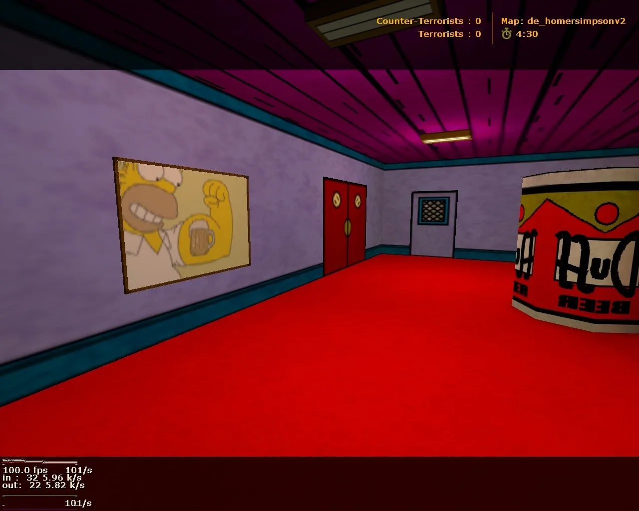 Карта de_homersimpsonv2 для CS 1.6: тактический анализ и особенности — скриншот 2