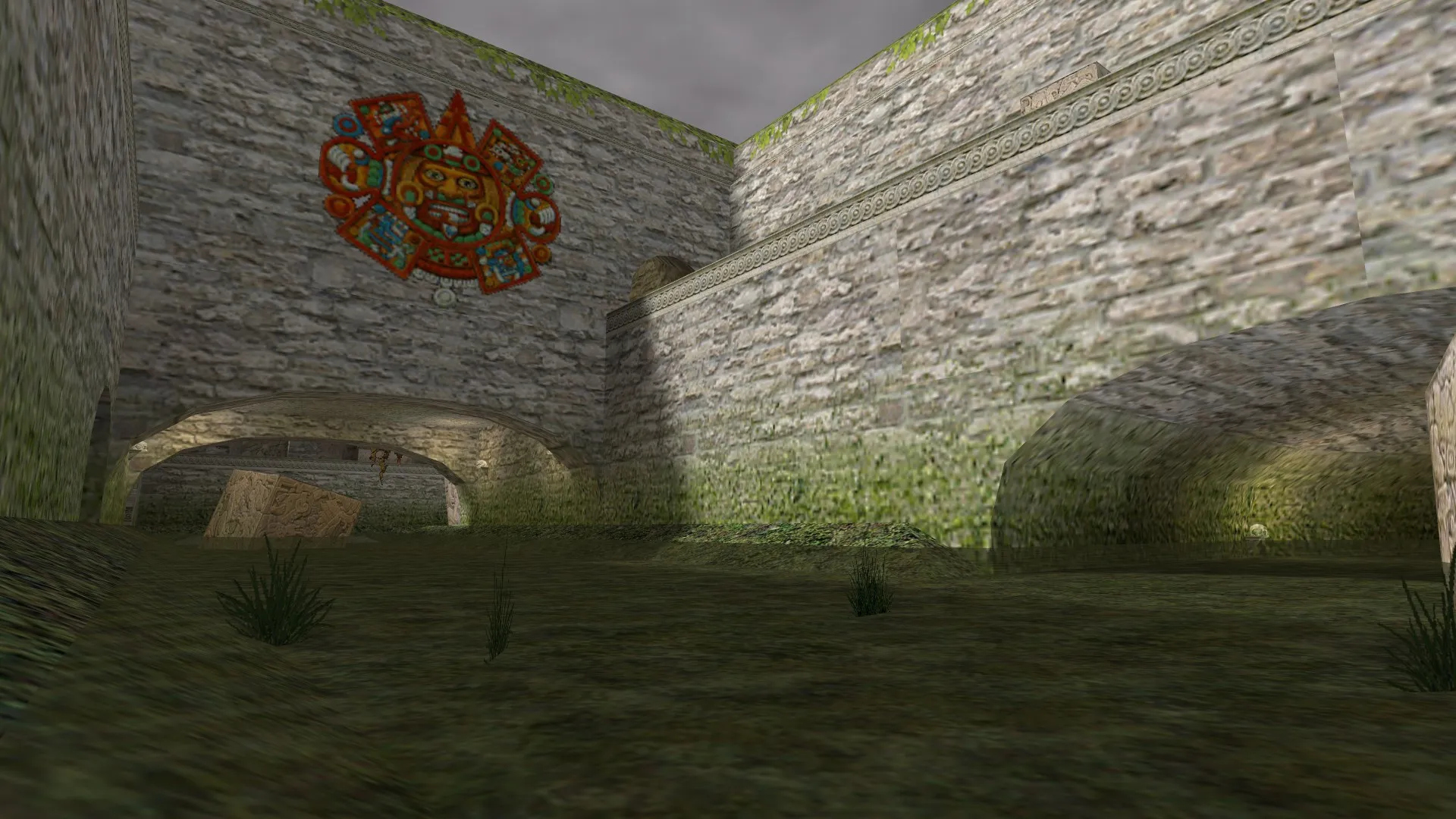 de_aztec3 для CS 1.6: тактика за CT и T, точки, .nav для ботов и оптимизация карты — скриншот 13