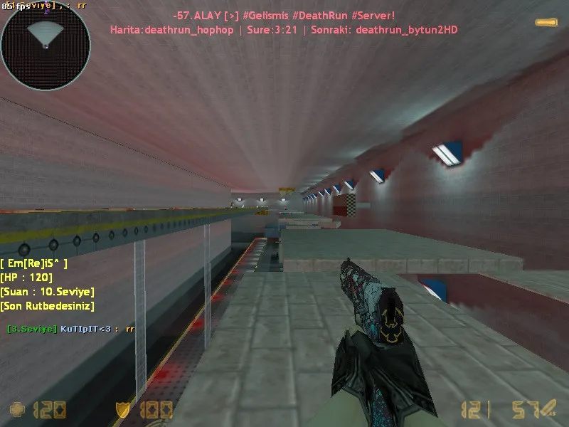 deathrun_hophop для CS 1.6: карта deathrun, точки, .nav для ботов и оптимизация под старые ПК — скриншот 8