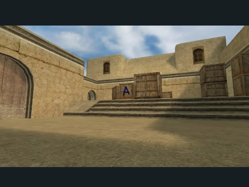 Скачать de_destino — карта для CS 1.6: точки, тактика за CT/T, оптимизация и .nav - Скриншот