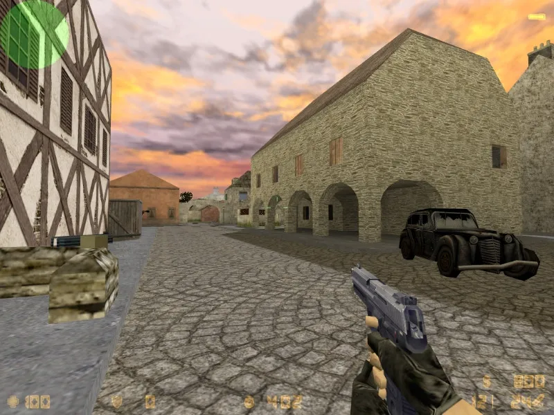 Карта de_carentan для CS 1.6: тактики за CT и T, точки контроля, оптимизация wpoly/epoly, .nav для ботов — скриншот 7