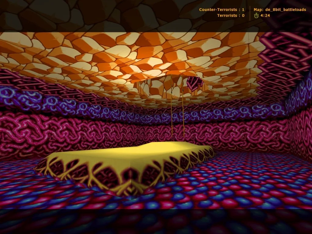 Скачать de_8bit_battletoads для CS 1.6: тактика, точки, оптимизация и запуск карты - Скриншот