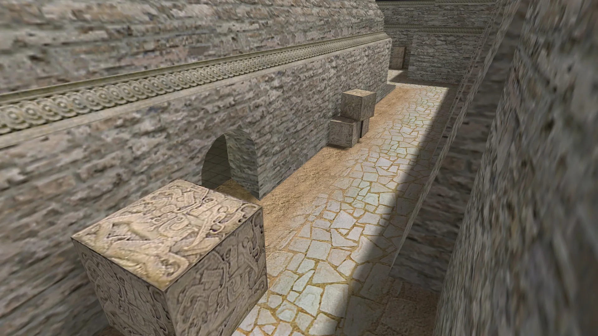 de_aztec828 для CS 1.6: обзор карты, точки, баланс сторон, .nav и оптимизация wpoly/epoly — скриншот 8