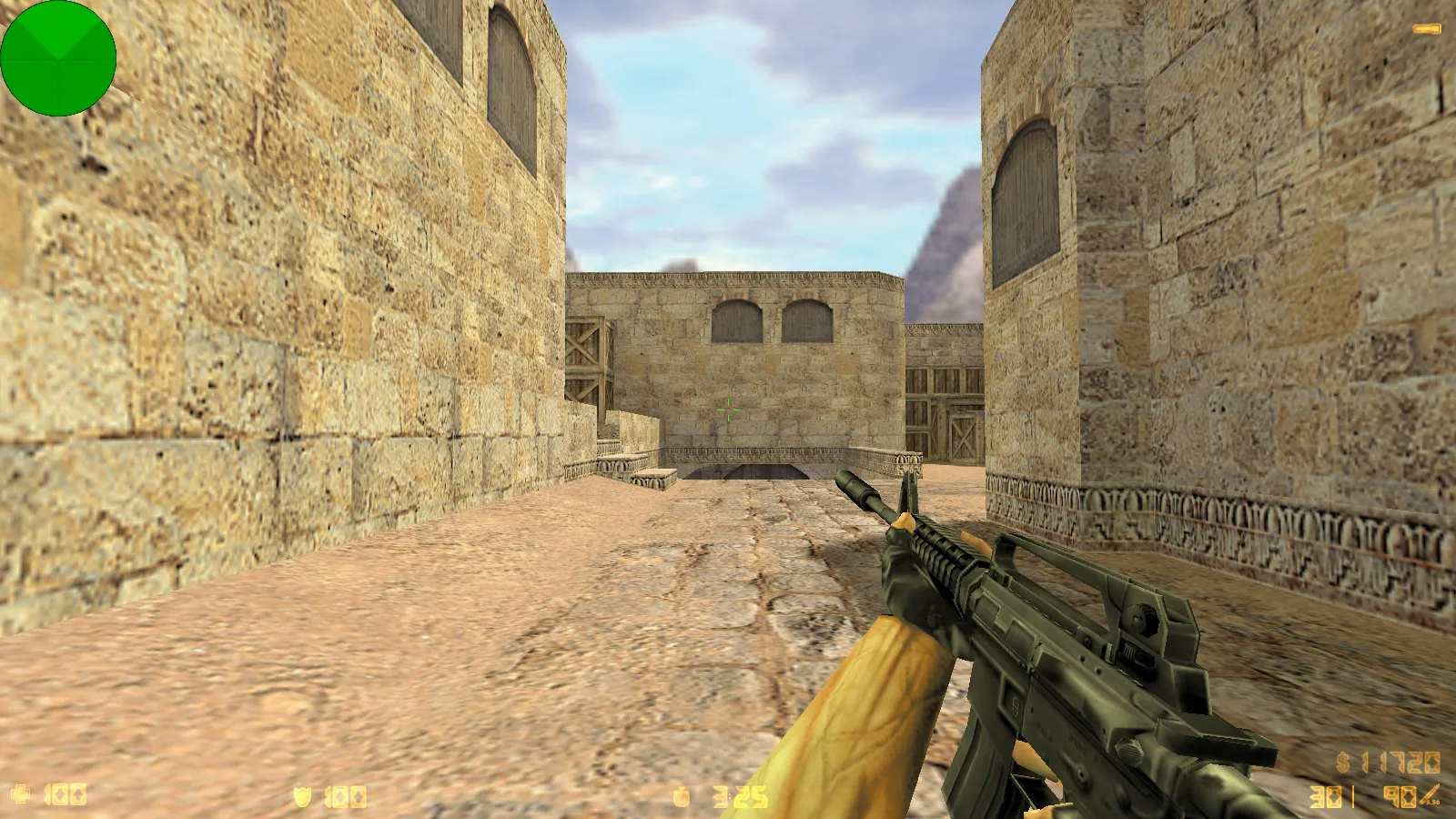 CS 1.0 сборка для CS 1.6: 5 апдейтов, оружейные модели v_/p_/w_, звуки, текстуры карт и фон меню — скриншот 6
