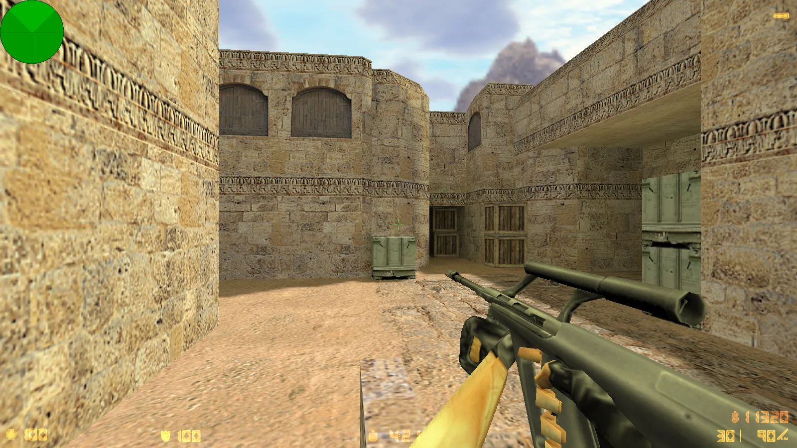 CS 1.0 сборка для CS 1.6: 5 апдейтов, оружейные модели v_/p_/w_, звуки, текстуры карт и фон меню — скриншот 8