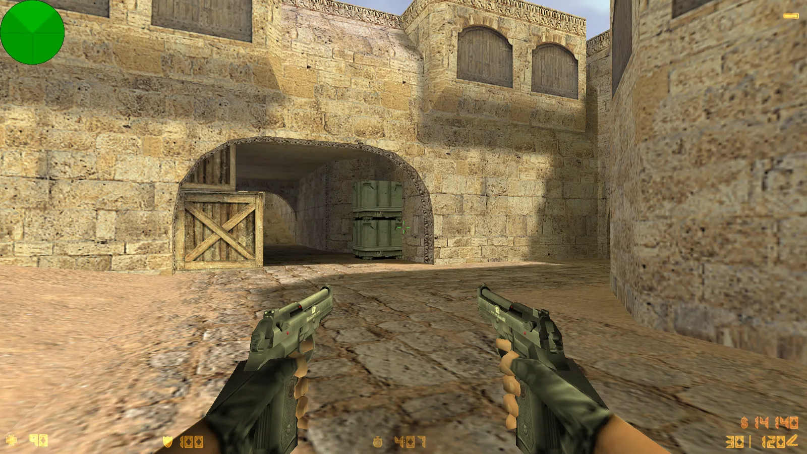 CS 1.0 сборка для CS 1.6: 5 апдейтов, оружейные модели v_/p_/w_, звуки, текстуры карт и фон меню — скриншот 10