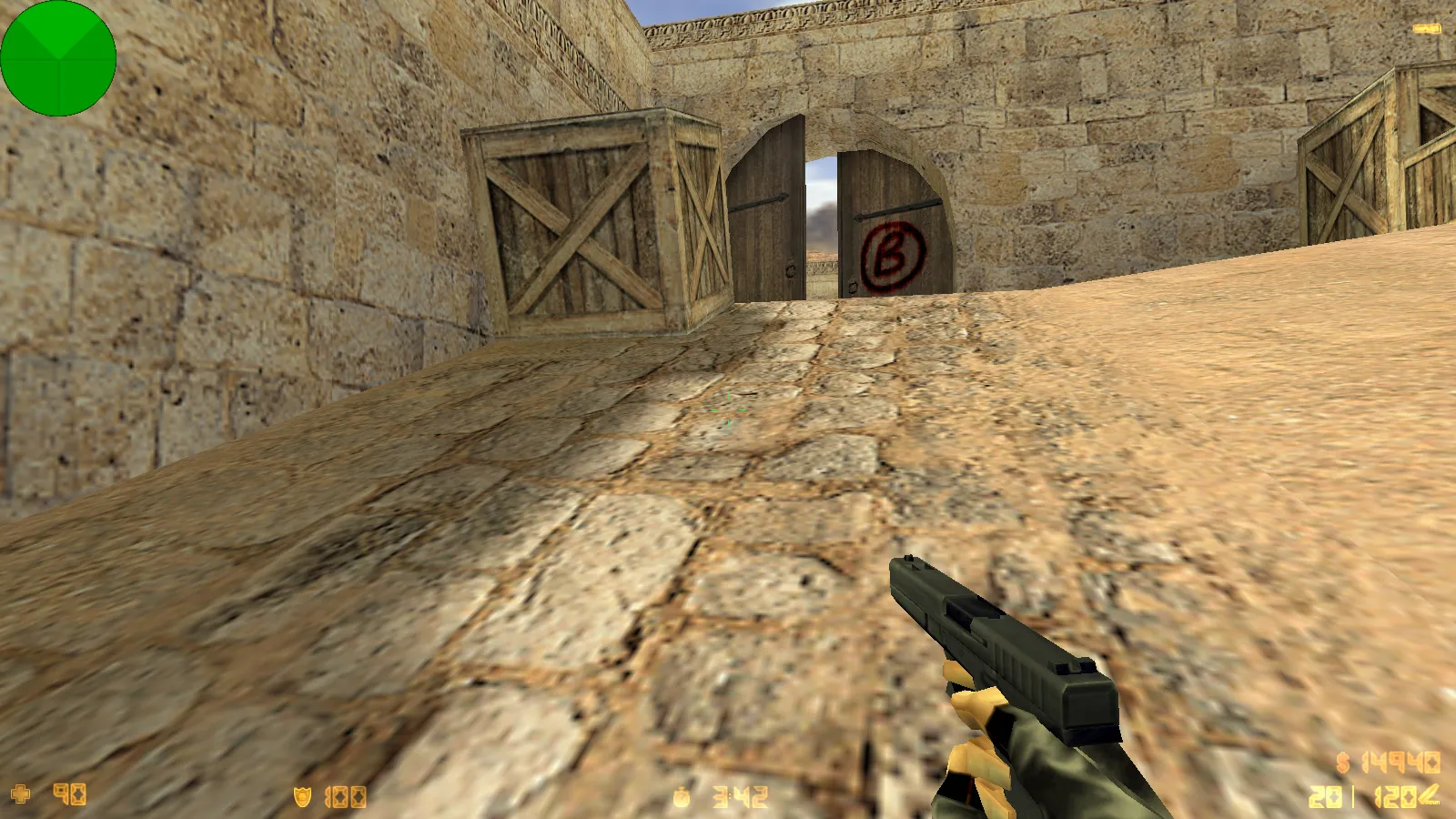 CS 1.0 сборка для CS 1.6: 5 апдейтов, оружейные модели v_/p_/w_, звуки, текстуры карт и фон меню — скриншот 13