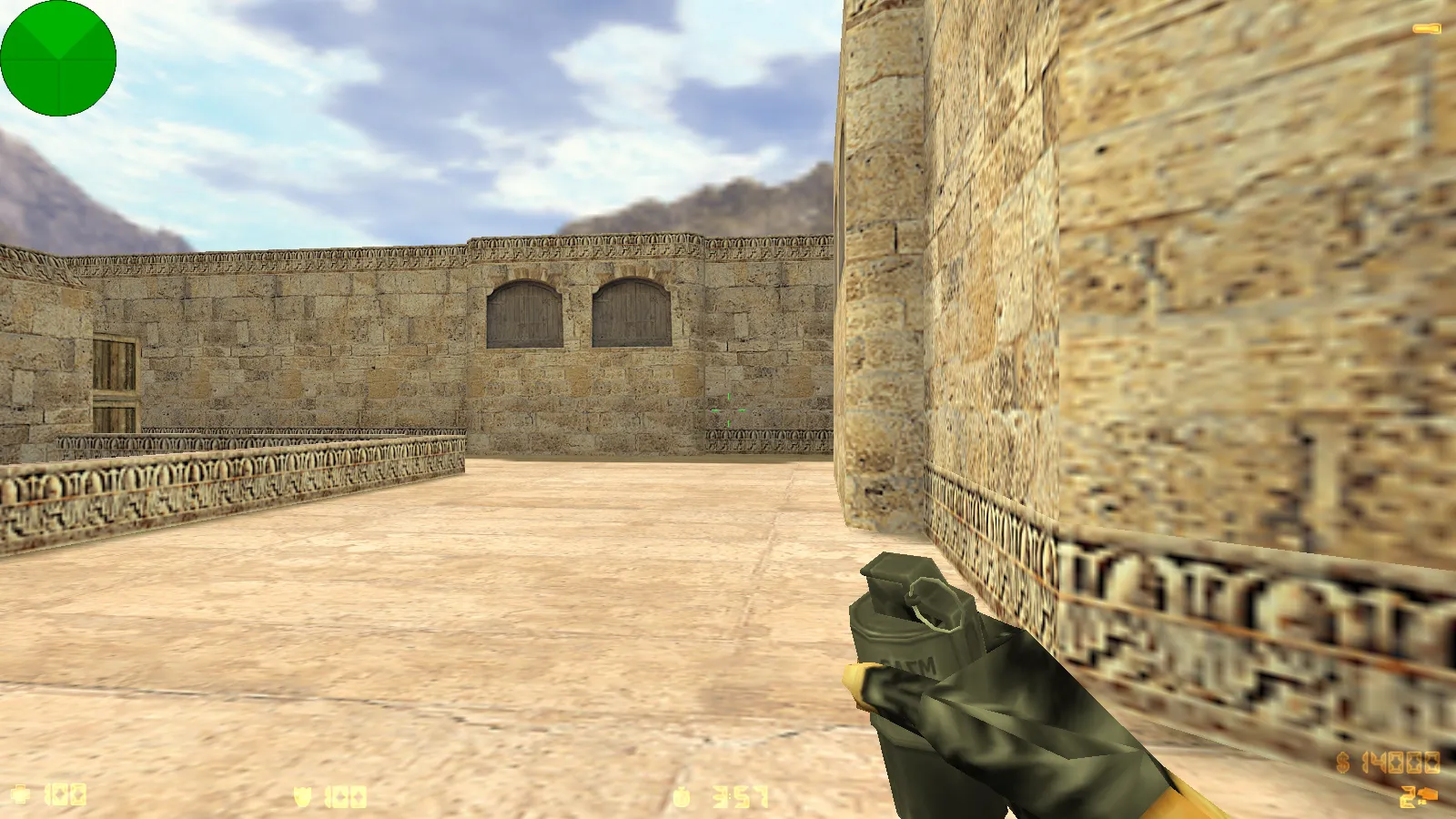 CS 1.0 сборка для CS 1.6: 5 апдейтов, оружейные модели v_/p_/w_, звуки, текстуры карт и фон меню — скриншот 14