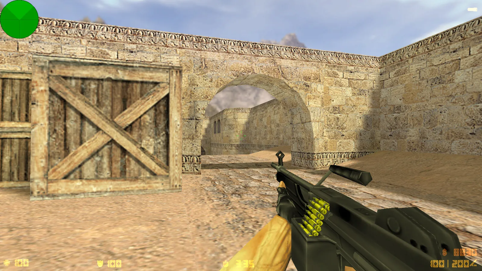 CS 1.0 сборка для CS 1.6: 5 апдейтов, оружейные модели v_/p_/w_, звуки, текстуры карт и фон меню — скриншот 18