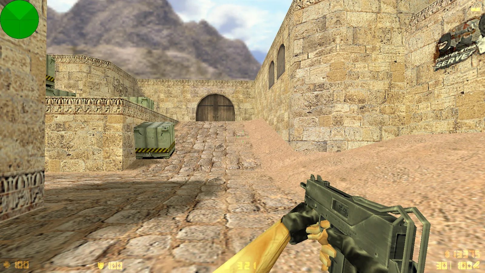 CS 1.0 сборка для CS 1.6: 5 апдейтов, оружейные модели v_/p_/w_, звуки, текстуры карт и фон меню — скриншот 19