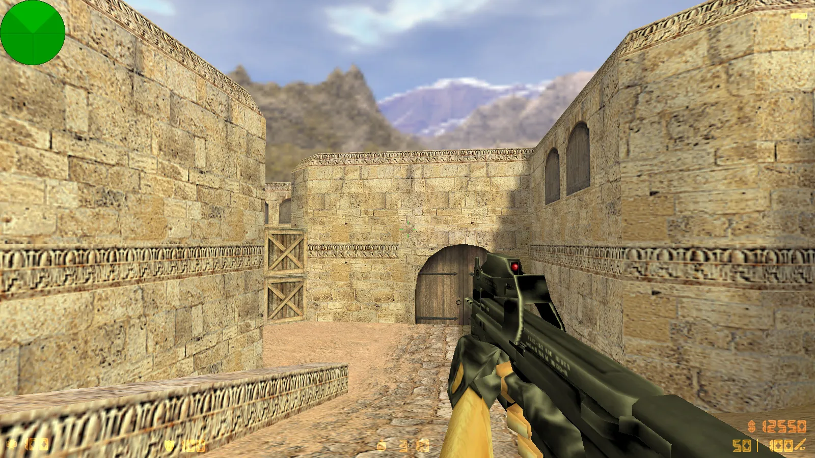 CS 1.0 сборка для CS 1.6: 5 апдейтов, оружейные модели v_/p_/w_, звуки, текстуры карт и фон меню — скриншот 21