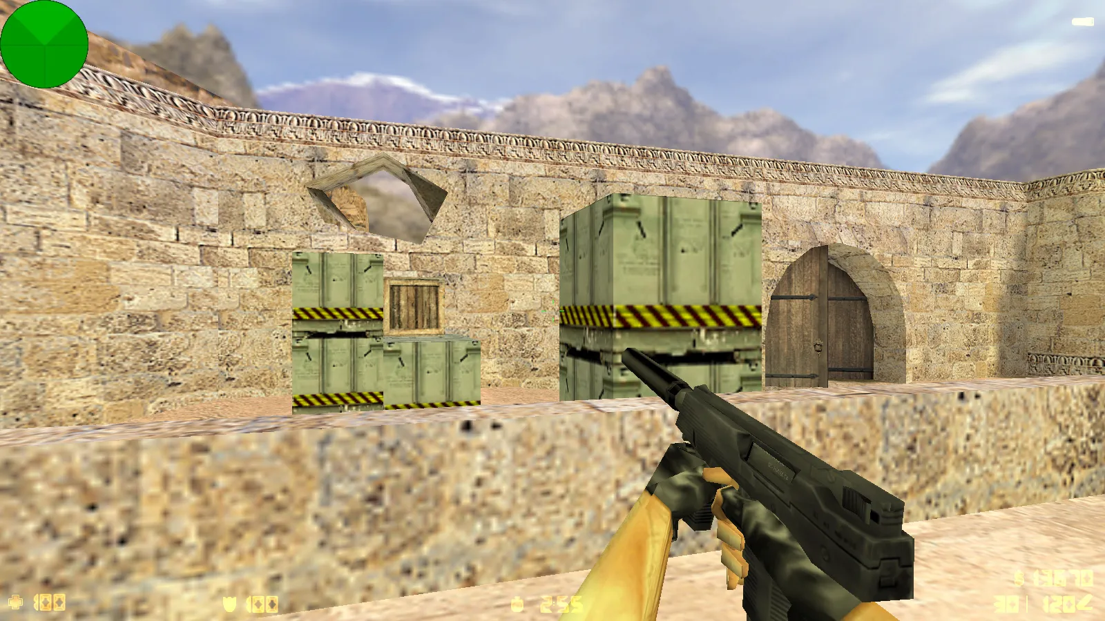 CS 1.0 сборка для CS 1.6: 5 апдейтов, оружейные модели v_/p_/w_, звуки, текстуры карт и фон меню — скриншот 26