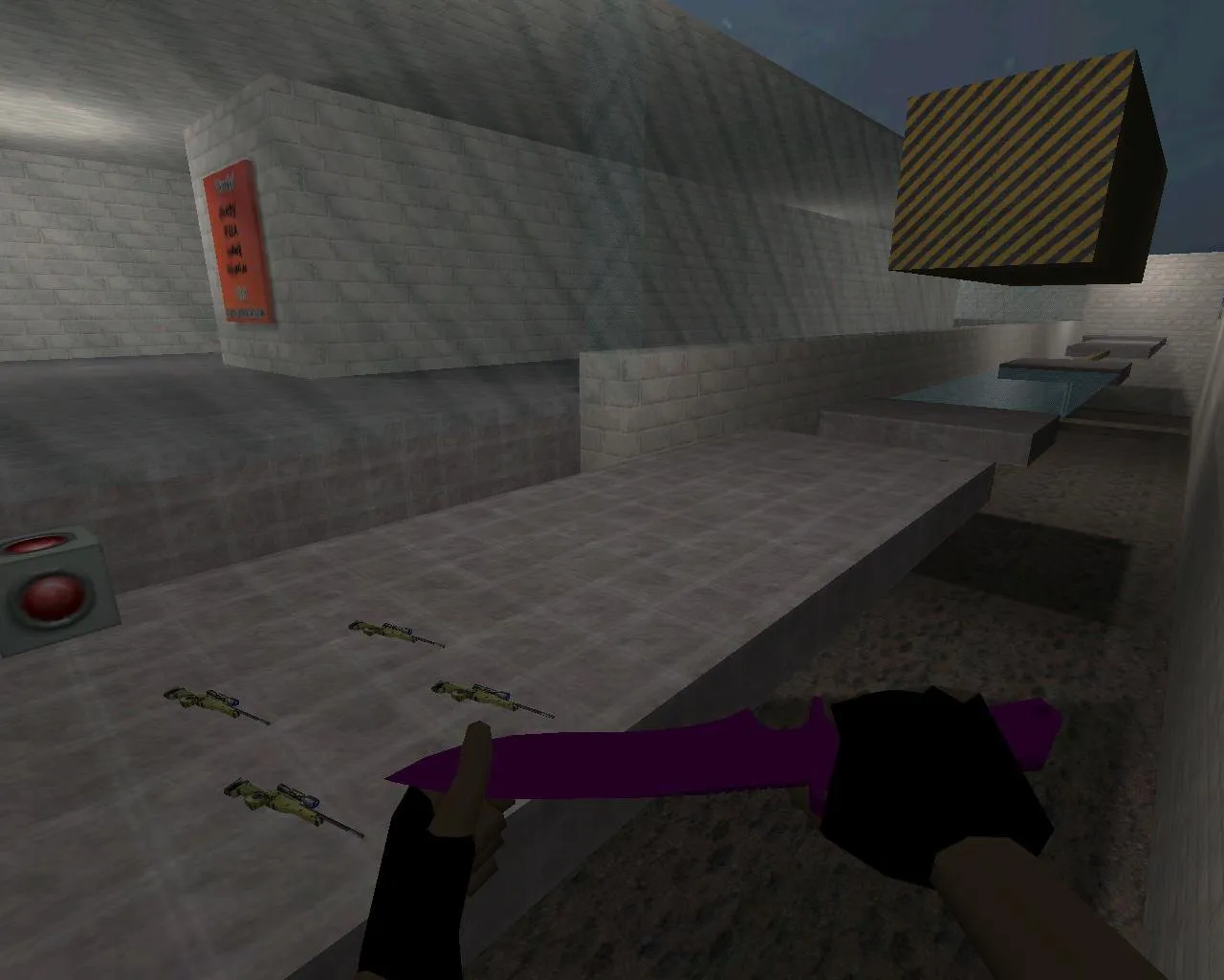 Скачать deathrun_raba_v1 для CS 1.6: карта deathrun, раунды, точки, .nav и оптимизация - Скриншот