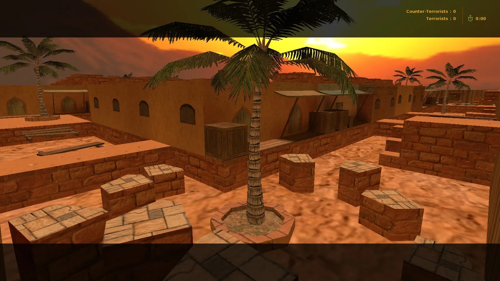 Скачать deathrun_atacama для CS 1.6: карта deathrun, точки ловушек, маршруты за терр/контры, .nav и оптимизация - Скриншот