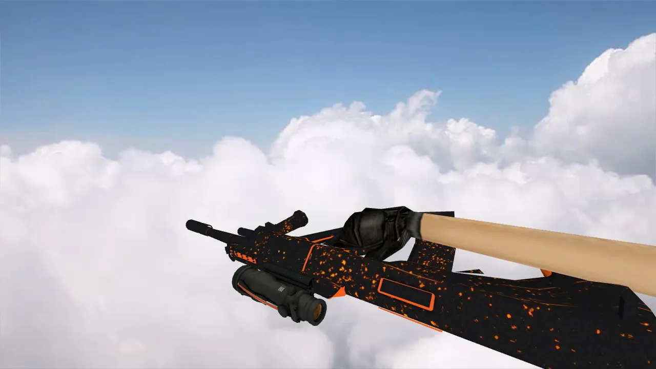 Скачать Модель AUG Lavale для CS 1.6 - Оружие с уникальным дизайном - Скриншот
